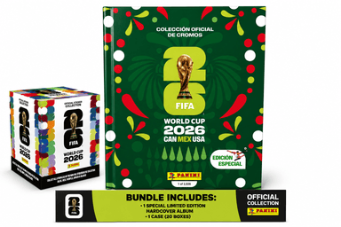 PANINI | FIFA World Cup 2026™ | Special Limited Edition Hardcover Album | 1 Hobby Box | Bundle